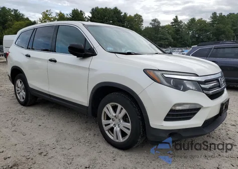 2016 Honda Pilot Lx z USA, uszkodzony, nr VIN 5FNYF6H15GB009757